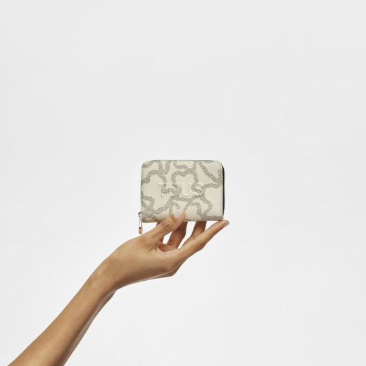 Tous Kaos Ikon Beige Geldbörse