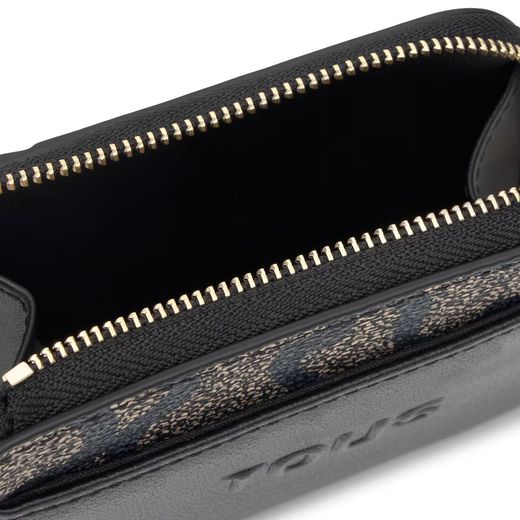 Tous Kaos Ikon Schwarze Geldbörse