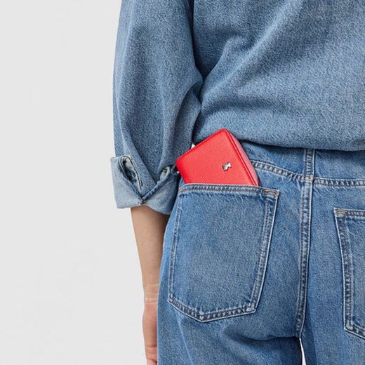 Rote Tous New Dubai Geldbörse