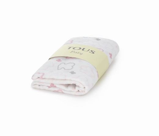 Tous Pink Flowers Musselin