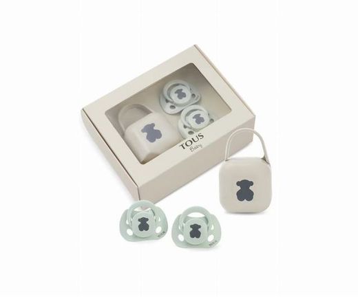 Pack 2 chupetes Tous Verde