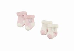 Tous Socken-Set mit süßen rosa Strasssteinen