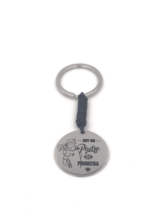 Vatertagspaket mit Edelstahlarmband und blauem Leder