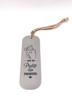 Vatertagspaket mit Edelstahlarmband und blauem Leder