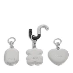 Conjunto de chaveiros Tous Hold Silver