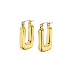 Pendientes aro Lotus Style LS2348 Square Gold