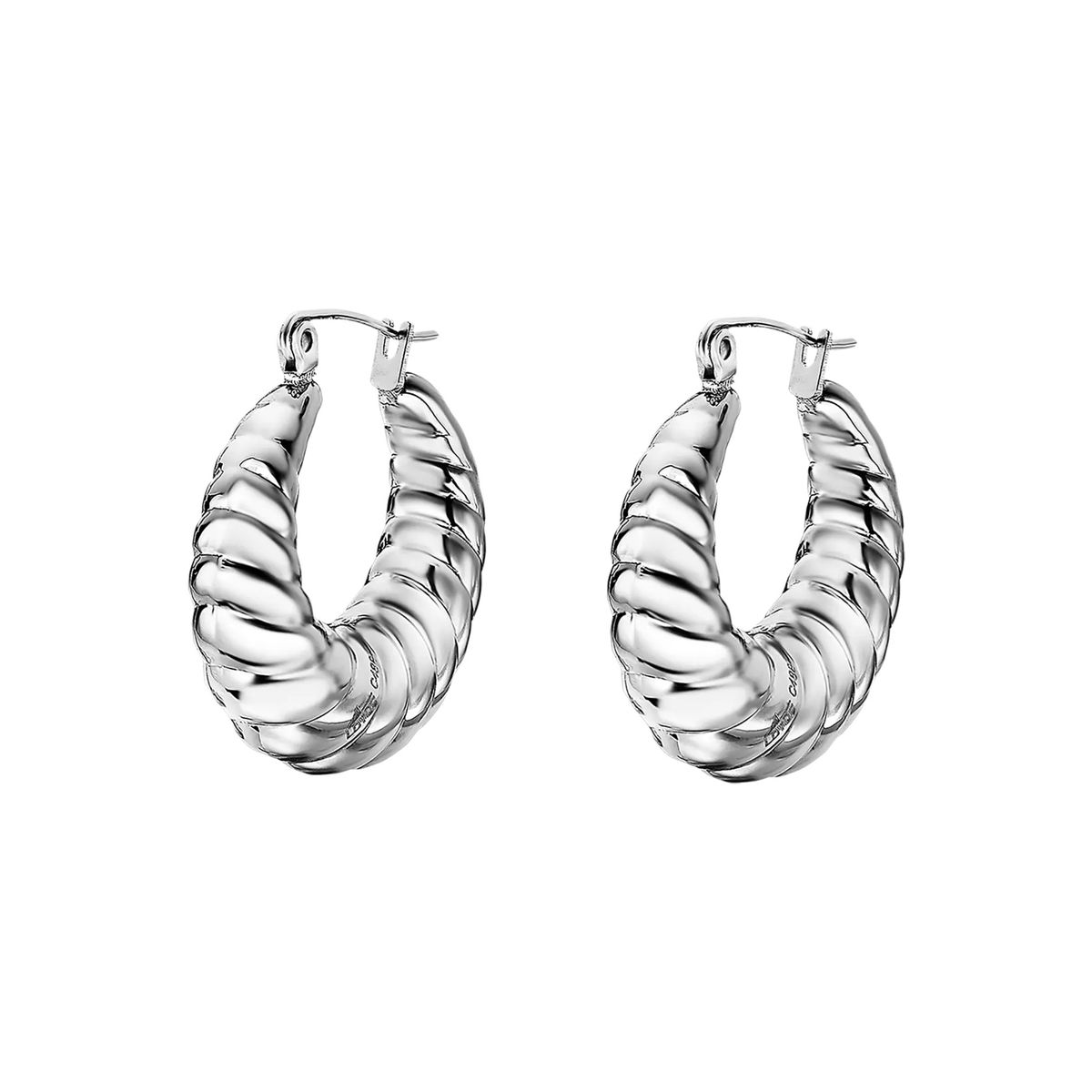 Pendientes aro rizado Lotus Style LS2345 Urban Silver