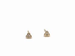 Pendientes bebe S Clover oro 18 quilates
