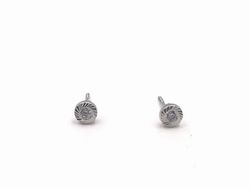 Pendientes bebe Spiral oro blanco
