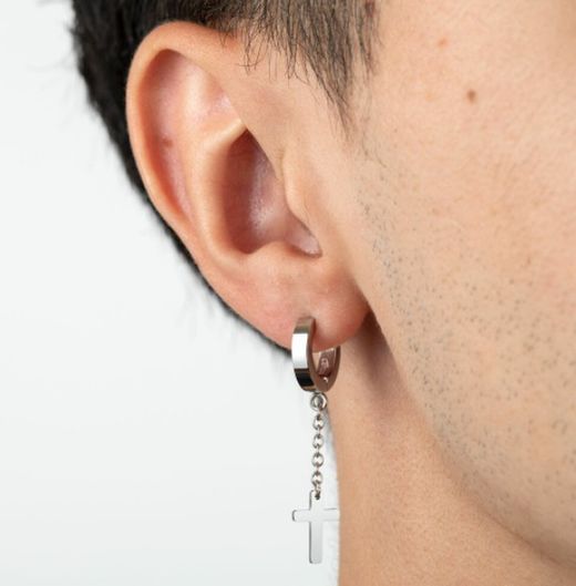 Lotus Creolen mit Kreuz