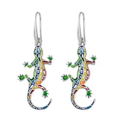 Pendientes Drac Güell Silver Flat