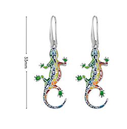 Pendientes Drac Güell Silver Flat