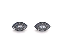 Pendientes Elegant de plata de ley Suttle Topaz