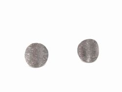 Pendientes en plata de ley Circle Mate