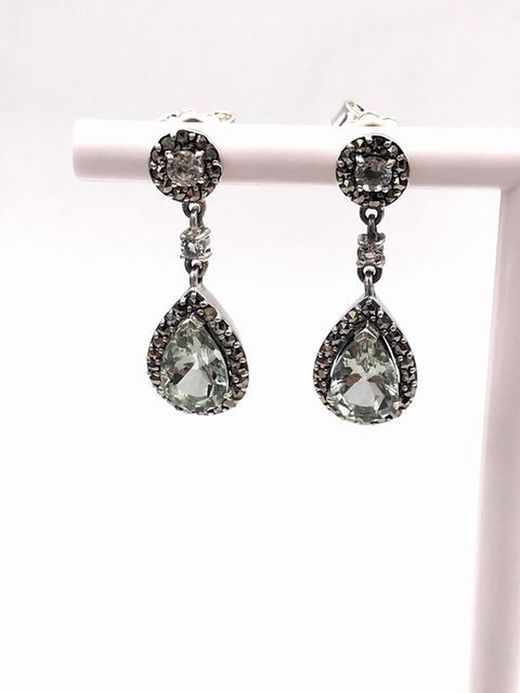 Elogie os brincos de prata esterlina