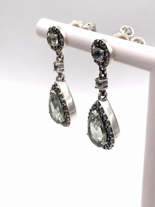 Elogie os brincos de prata esterlina