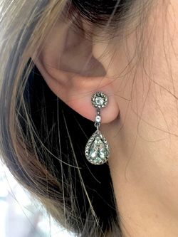 Elogie os brincos de prata esterlina