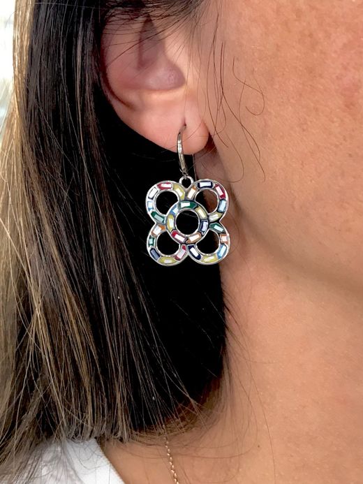 Pendientes Flor Panot Barcelona Multicolor