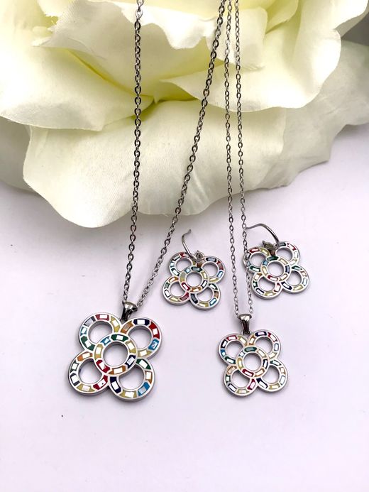 Pendientes Flor Panot Barcelona Multicolor