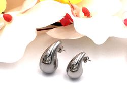 XL-Ohrhänger aus Stahl