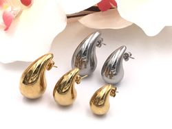 XL-Ohrhänger aus Stahl