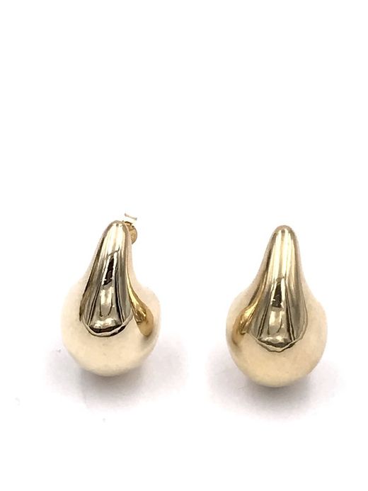 XL-Ohrhänger aus Sterlingsilber und Gold