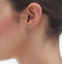 Herz-Lücken-Ohrringe