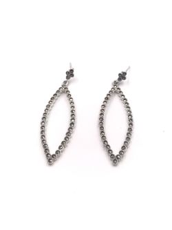 Pendientes largos Elegant de plata de ley Draft