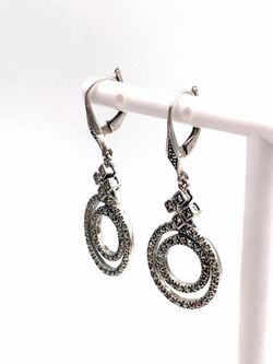 Boucles d'oreilles créoles longues en argent sterling
