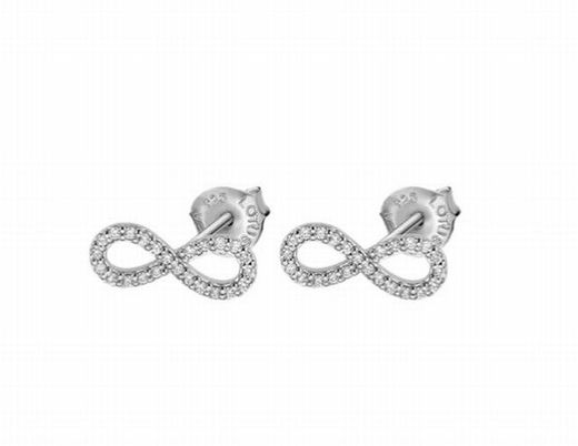 Pendientes Lotus Silver Infinity
