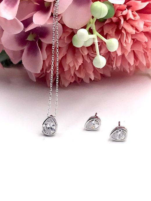 Pendientes Lotus Silver LP3079 punto de luz Lágrima