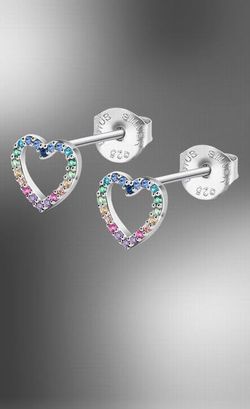 Pendientes Lotus Silver LP3670 Heart Multi