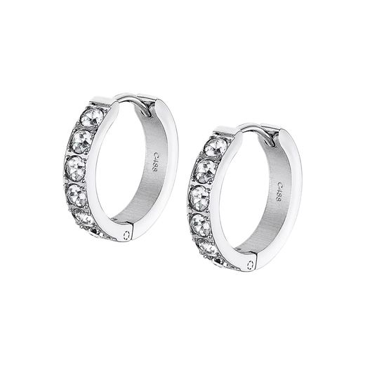 Pendientes Lotus Style LS2354de acero con circonitas