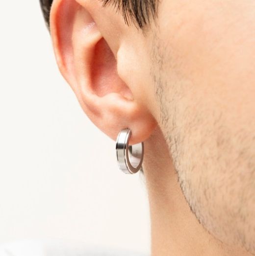 Boucles d'oreilles Lotus Style LS2390 en acier mat