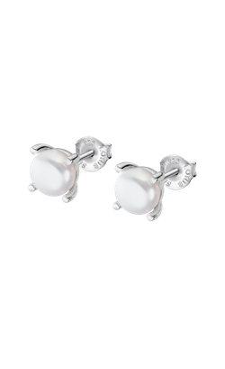 Pendientes M Lotus Silver Pearl