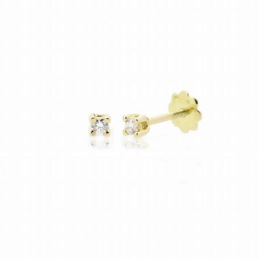 Ohrringe aus 18 Karat Gold mit Diamanten