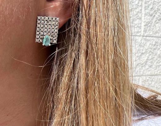 Panama-Silberohrringe