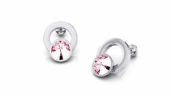 Pendientes de mujer rodiados con cristal swarovski