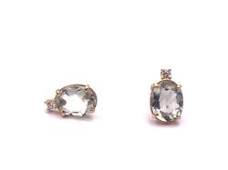 Pendientes Top Amatist Green Gold