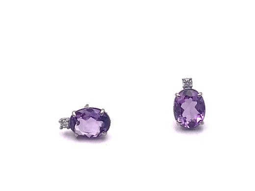 Pendientes Top Amatist