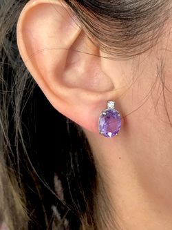 Pendientes Top Amatist