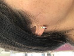 Top Creolen XS Zirkonia Gold