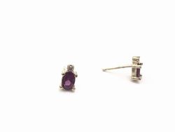 Pendientes Top Colors Red Gold
