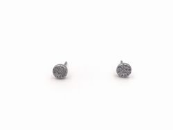 Pendientes Top Silver Linosa