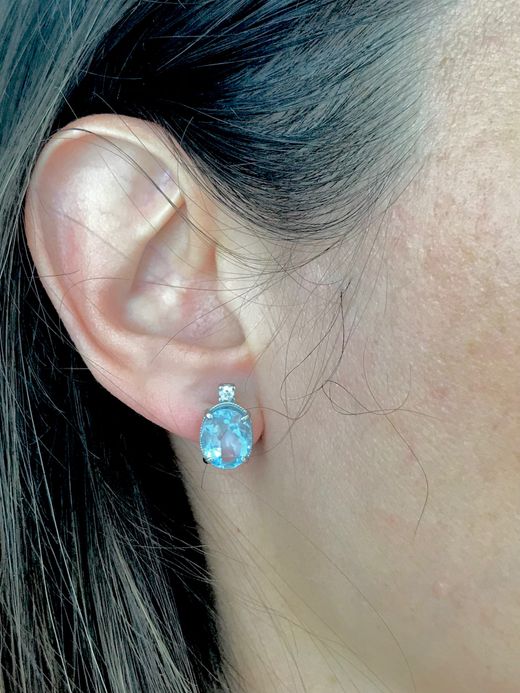 Pendientes Top Topaz