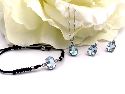 Pendientes Top Topaz