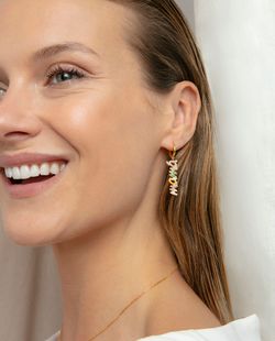 Viceroy Ohrringe aus Sterlingsilber „Mom Gold Multi“