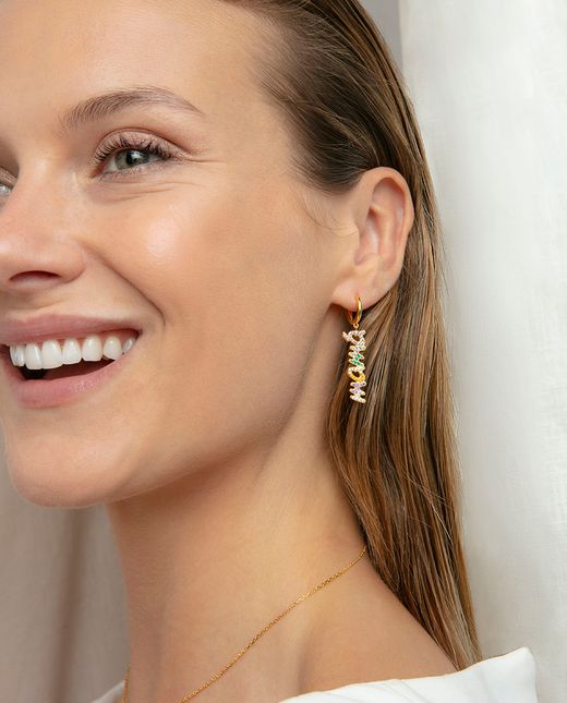 Viceroy Ohrringe aus Sterlingsilber „Mom Gold Multi“