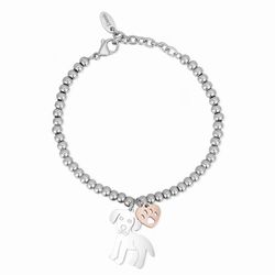 Pulsera acero perrito