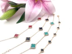 Alhambra Blaugold-Armband